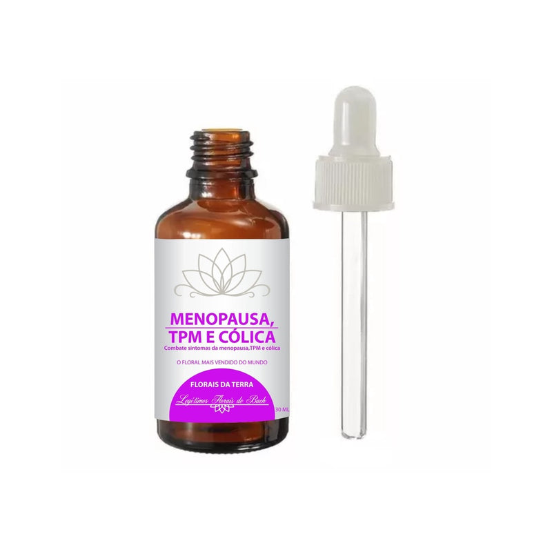 Floral Alma da Terra Bach Menopausa, TPM, Cólica - 30 ml