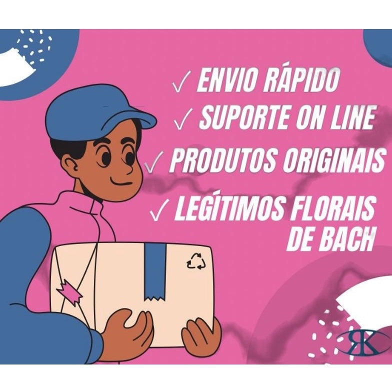 Floral de Bach Sem Angústia/Aflição.