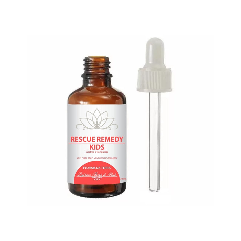Floral Alma da Terra Bach Rescue Remedy Kids Acalma e Tranquiliza - 30 ml
